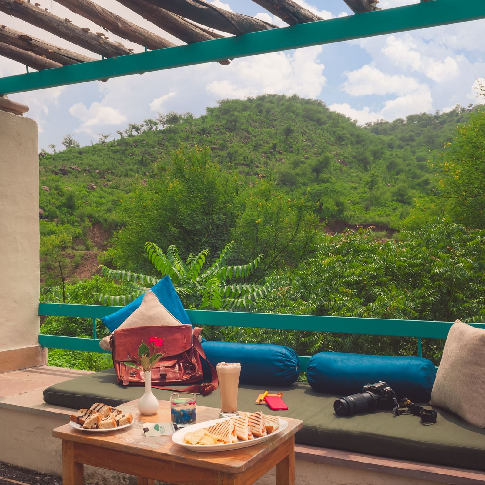 Cozy corners at Trees N Tigers, Sariska