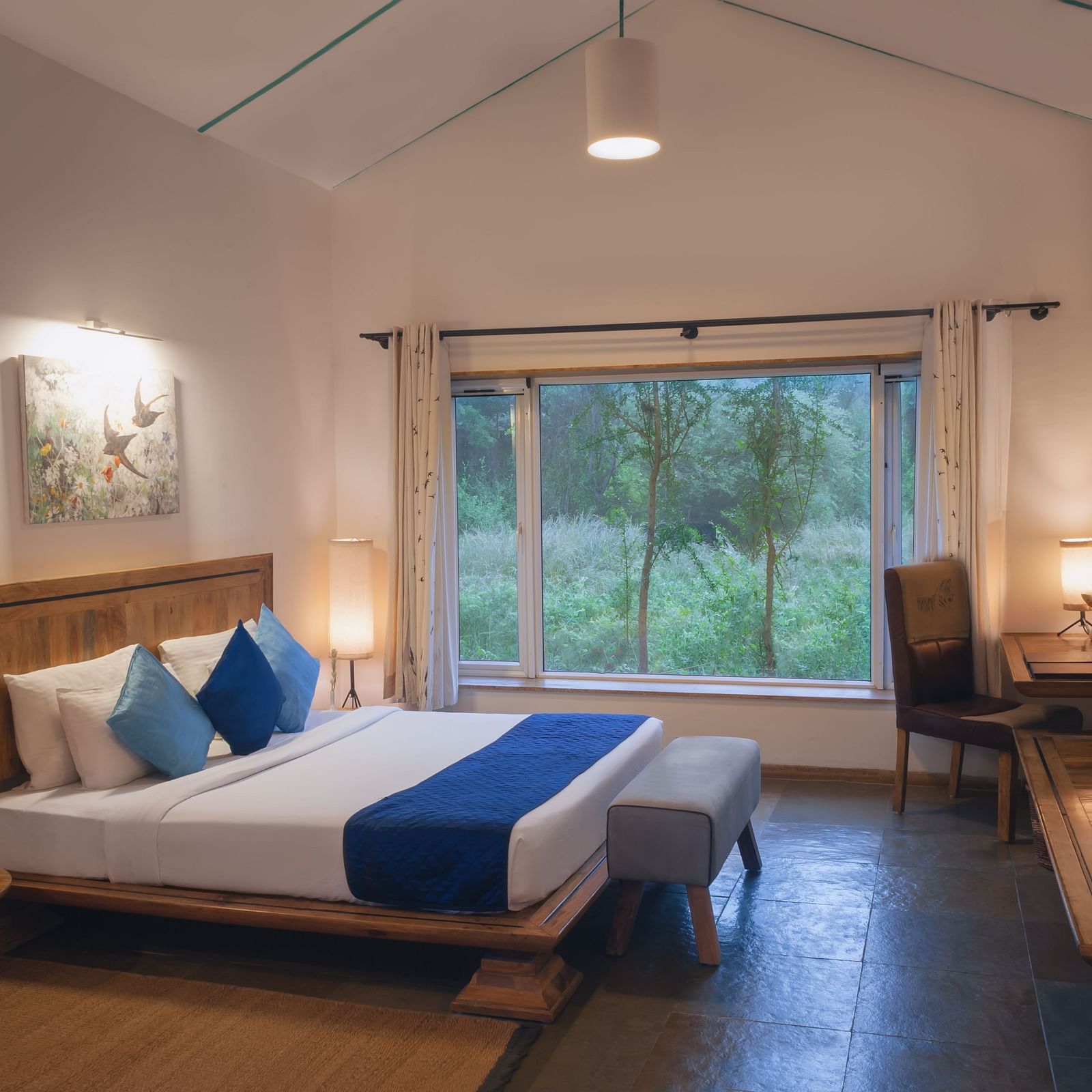 Interiors of the cottages at our lodge in Sariska - Trees N Tigers, Sariska