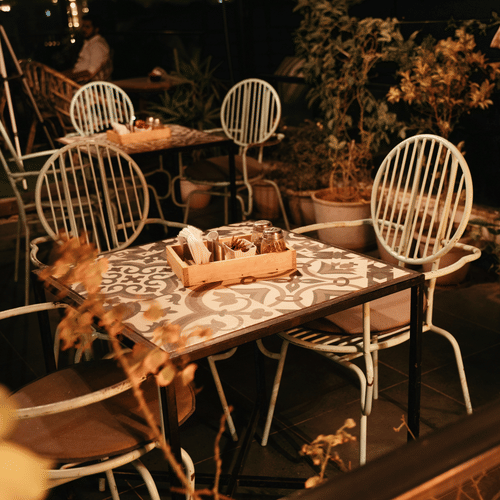 A table for 3 at our restaurant in Udaipur - The Sierra, Udaipur