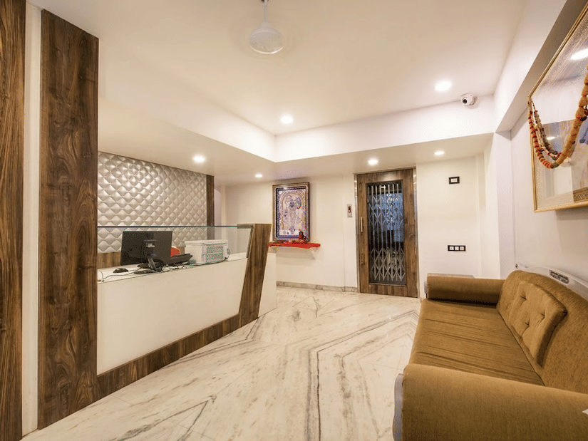 Reception of  Adamo Sanmukh with its unique interior  