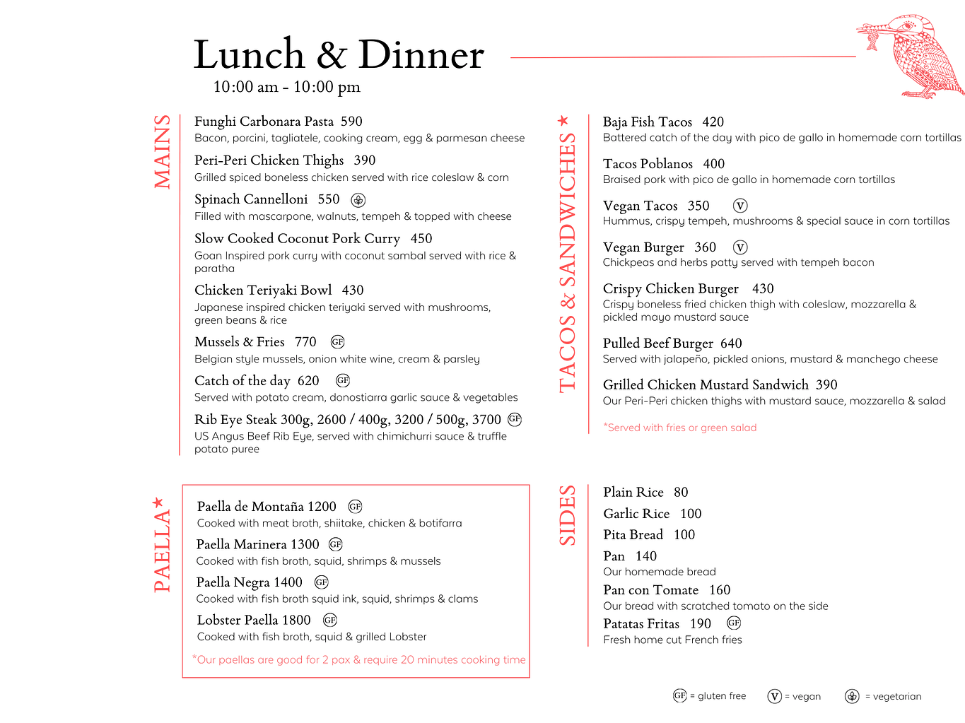 4Lunch & Dinner 2025