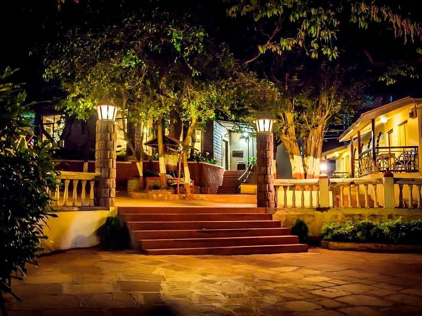view of Adamo Matheran - Village at Night