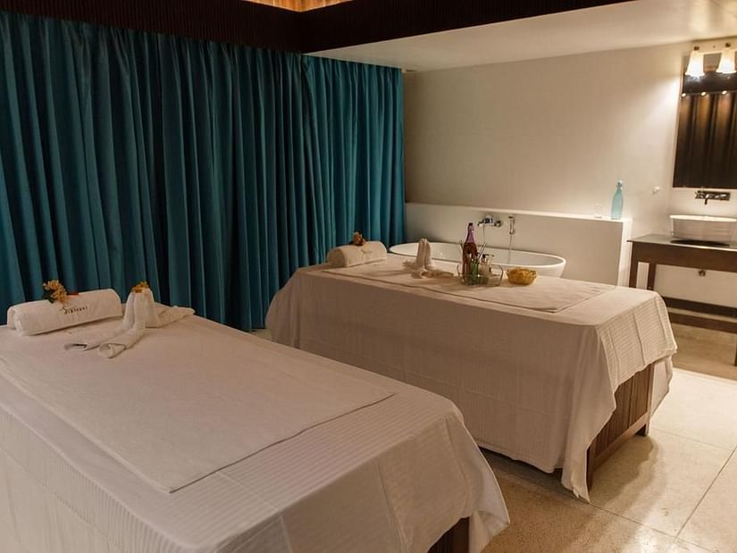 interior of our svarasyaa wellness spa in port blair