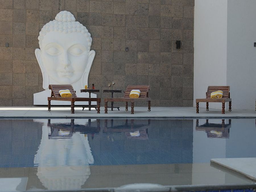 Pool Area - Clarks Safari, Ranthambore