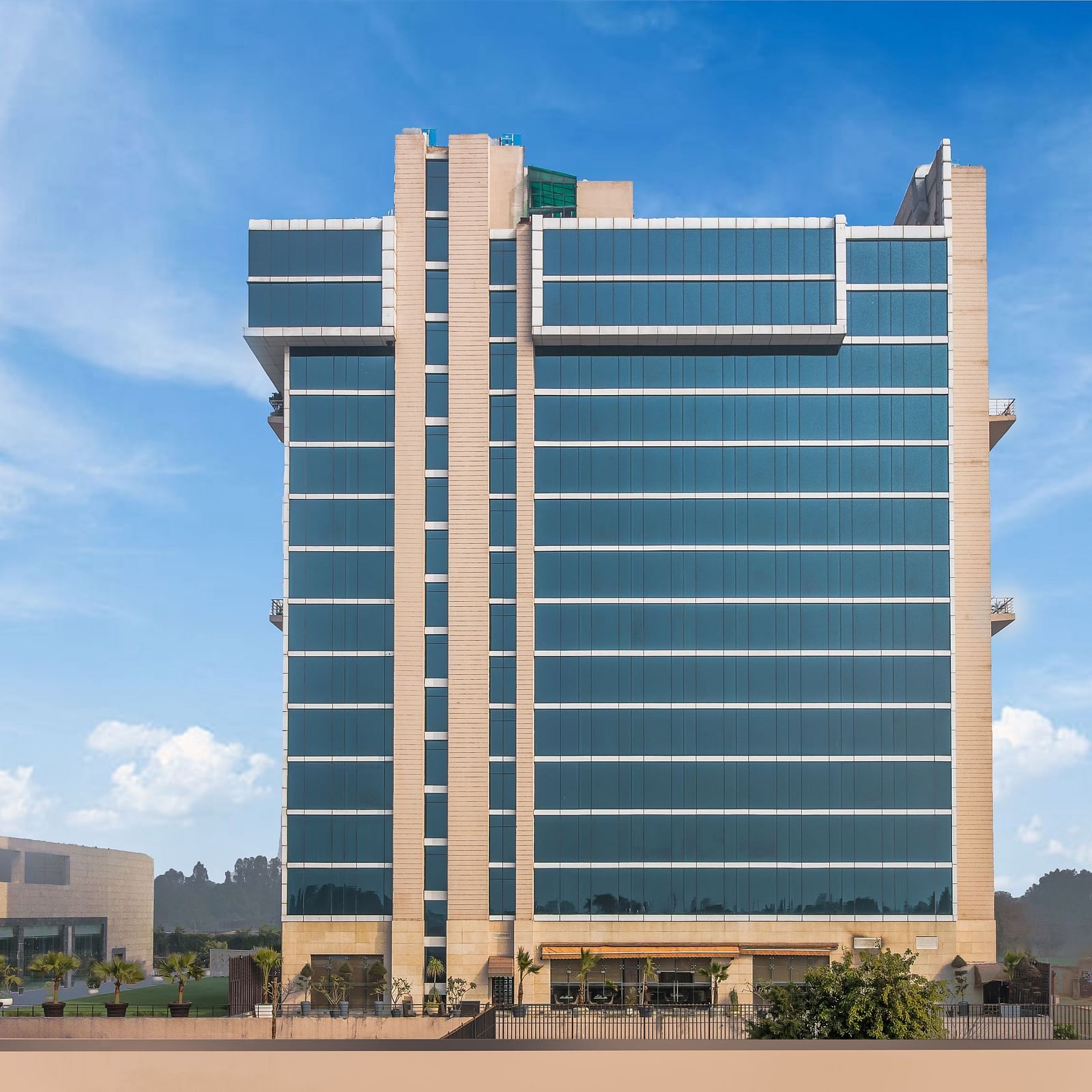 Facade of Golden Suites, Gurgaon