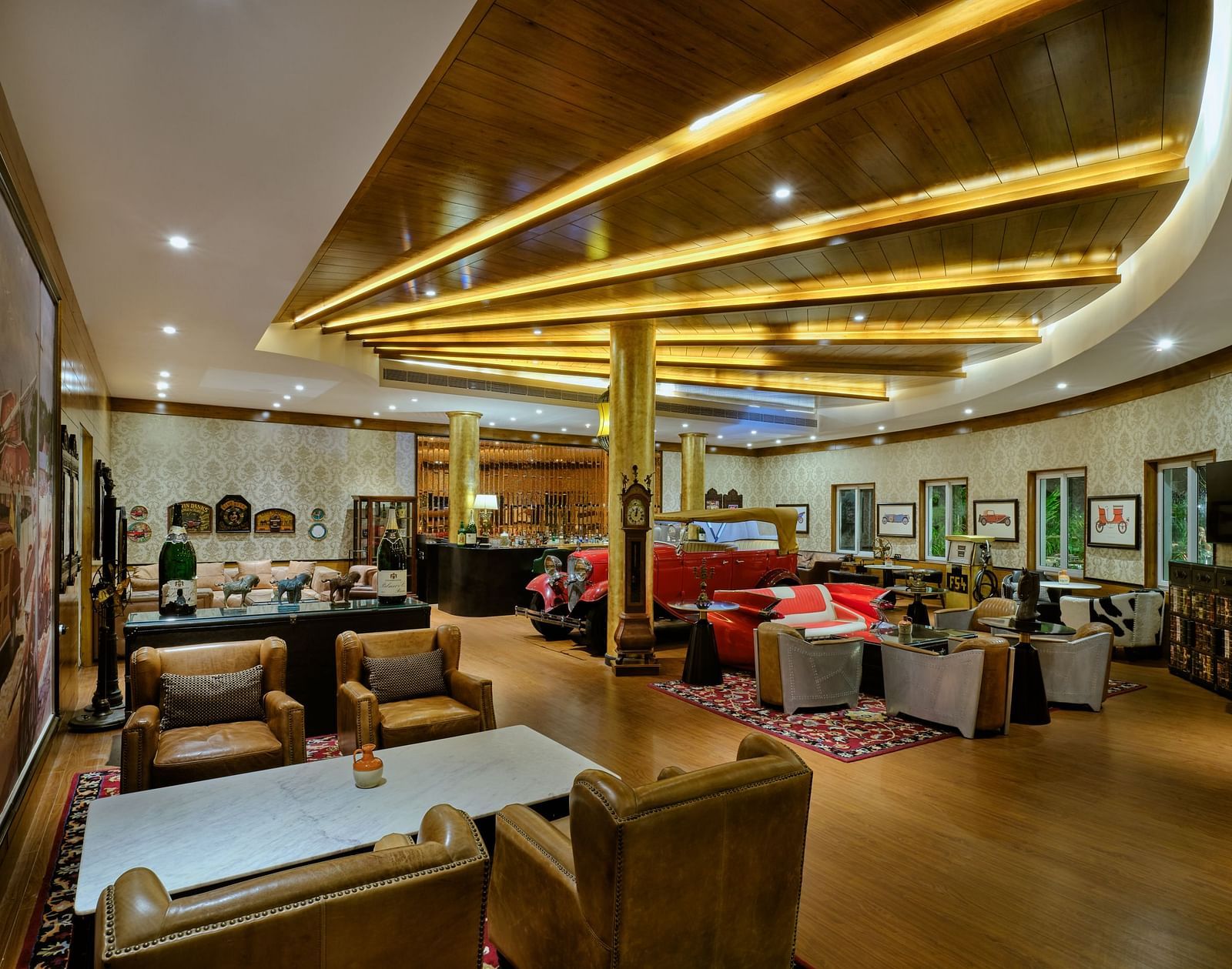 indoor seating space at the bar - Mayfair Tea Resort, Siliguri   1