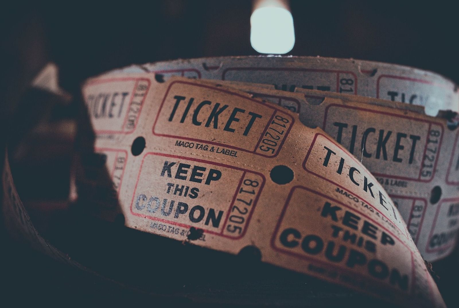 Ticket coupon a carnival