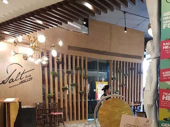 Inside view of a hotel with beautiful lights and interior.