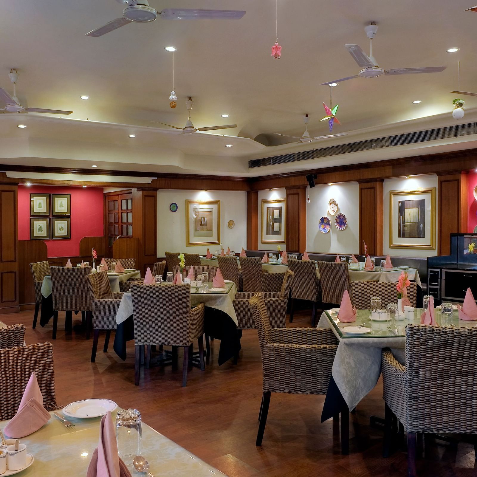 indoor seating space at the restaurant - Mayfair, Rourkela
