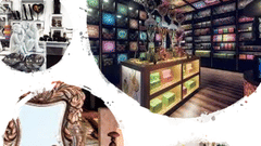 pictures of antiques, books, jewellery