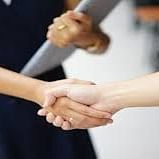 people shaking hands