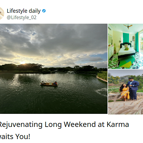 Screenshot of a news article - Karma Lakelands.