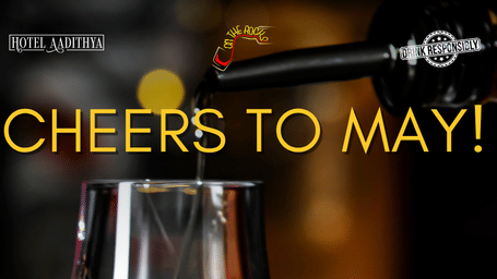 Summer Crush offer at On The Rocks resto bar, Hotel Aadithya, Chennai featuring beer combo and spirits in a vibrant setting.