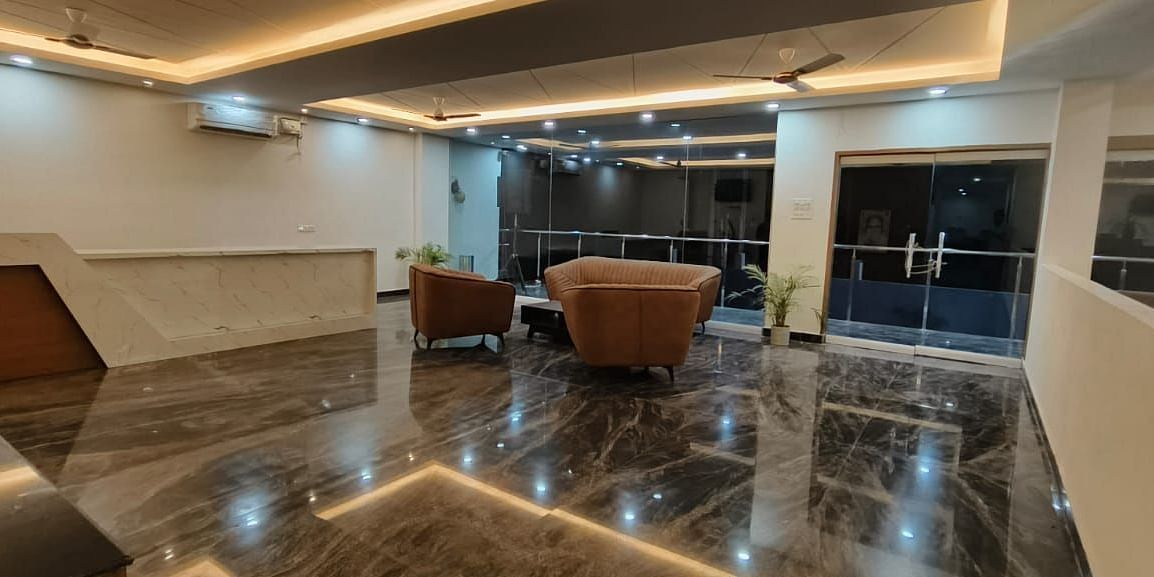 Lobby area of ANS M Square Hotel & Resort, Kalaburagi