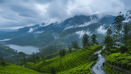 monsoon in munnar