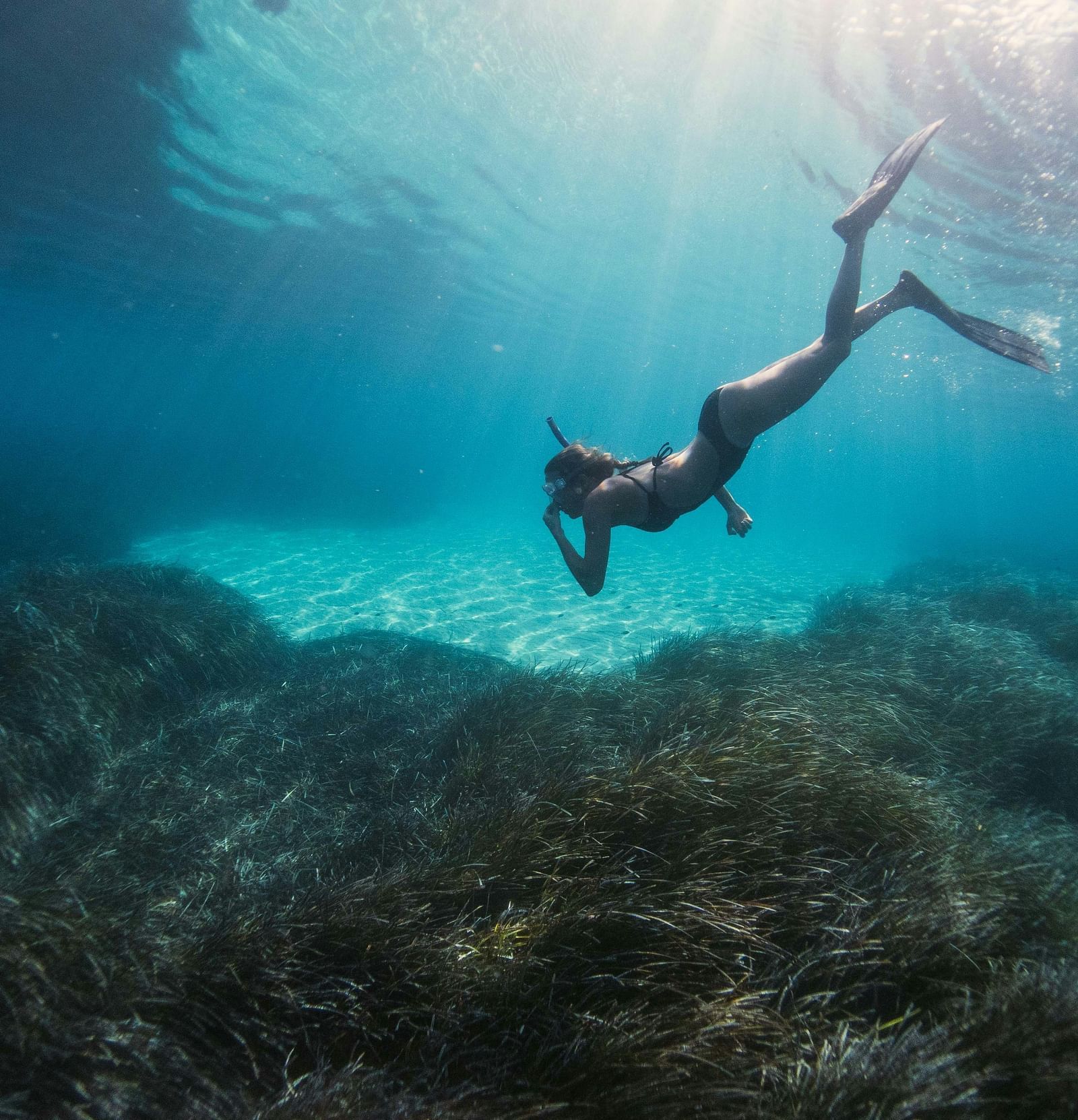 A person enjoying the activity of snorkelling - Alibu Resort Nha Trang
