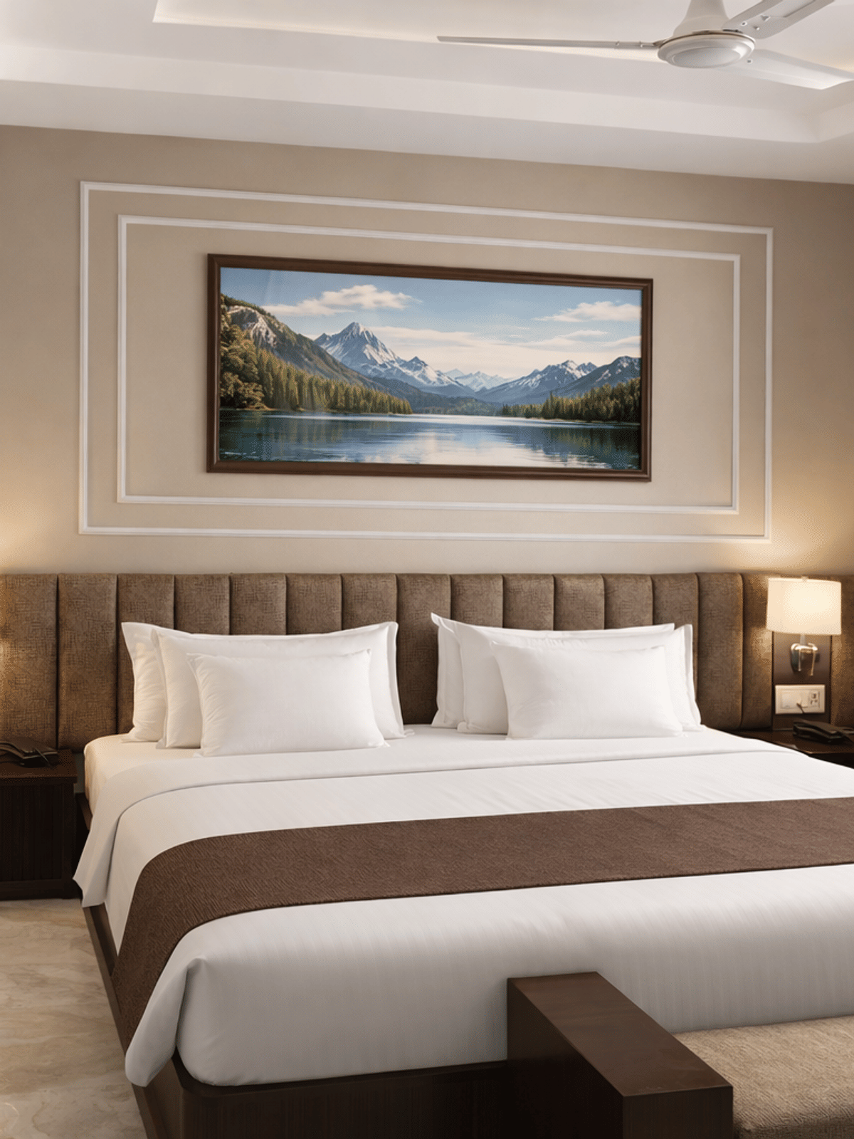 A deluxe room at Signum CityScapes SKY Boutique Hotel, Indore