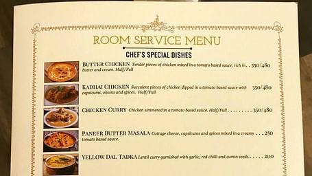 24 hour room service