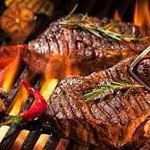 meat being grilled  on the barbecue 4