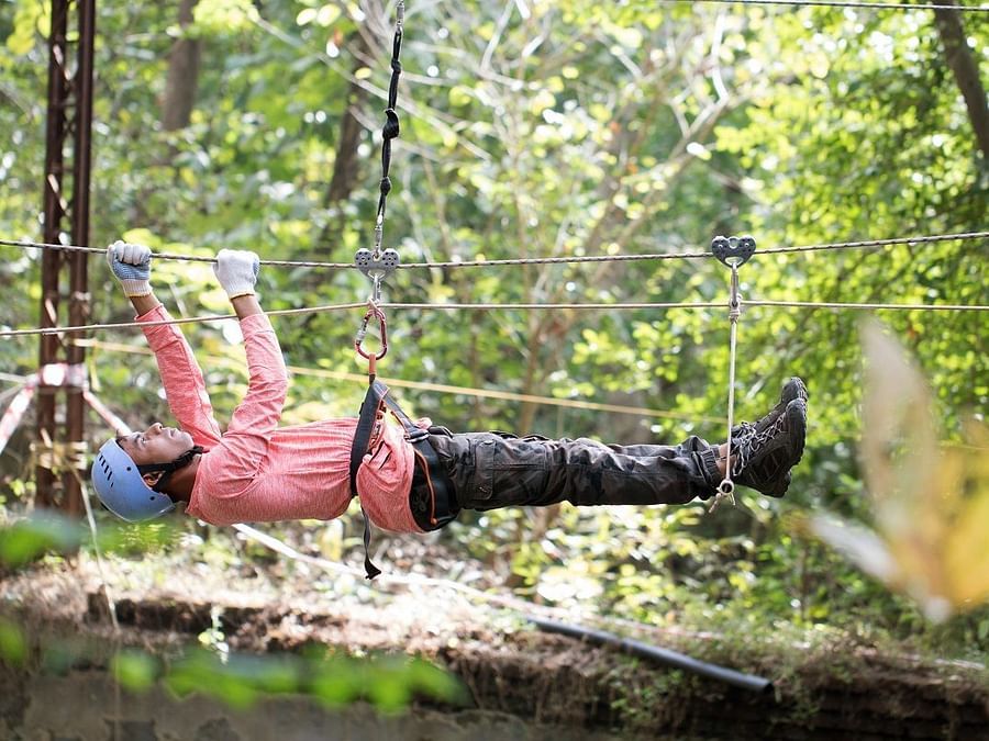 Valley Crossing - Sajan -  offering a fun and adventurous outdoor challenge.