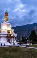 a stupa in gangtok