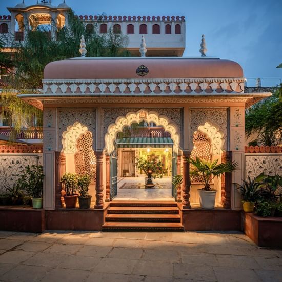 Facade- Heritage Hotel in Jaipur-Suryaa Villa - 10