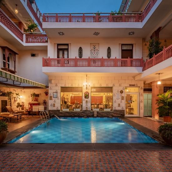 Pool - Boutique Hotel in Jaipur-Suryaa Villa - 1