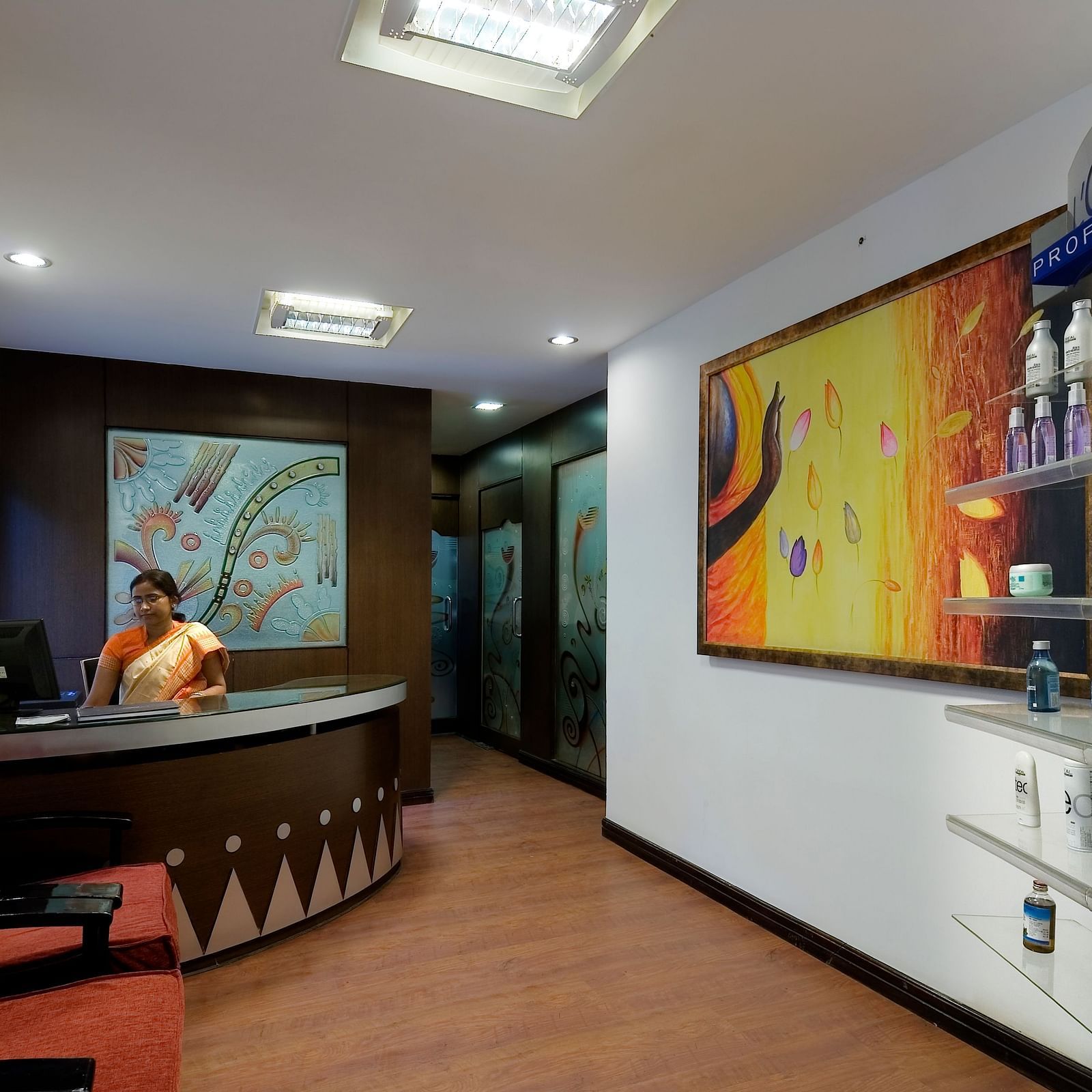 reception area of the saloon - Mayfair, Rourkela