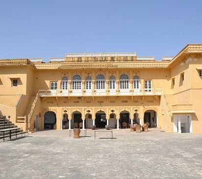 A facade image of Roopangarh Fort