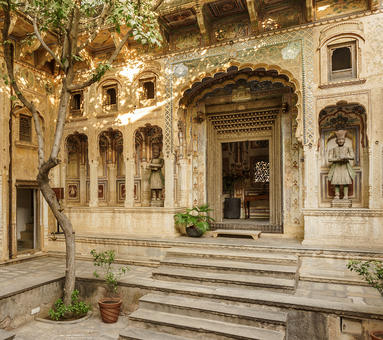 A court yard at Vivaana Hospitality