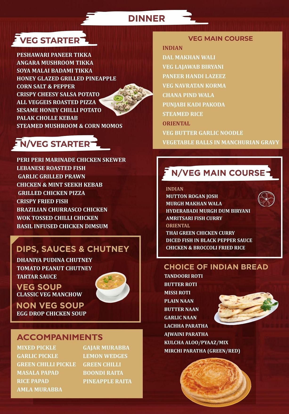 An image of BUFFET FOOD MENU LUNCH & DINNER  - Themis Barbecue House, Ambience Mall, Gurugram
