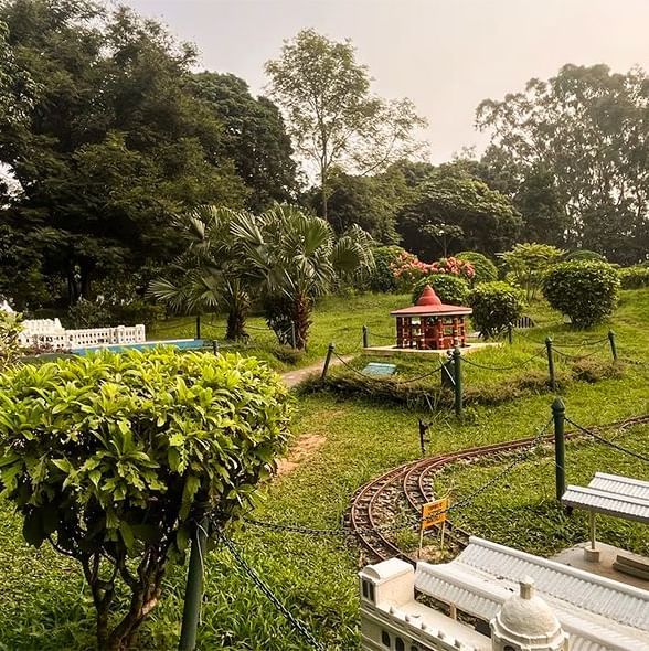 The Heritage Park of Agartala featuring miniatures of the city's most famous tourist attractions - Polo Hotel Agartala