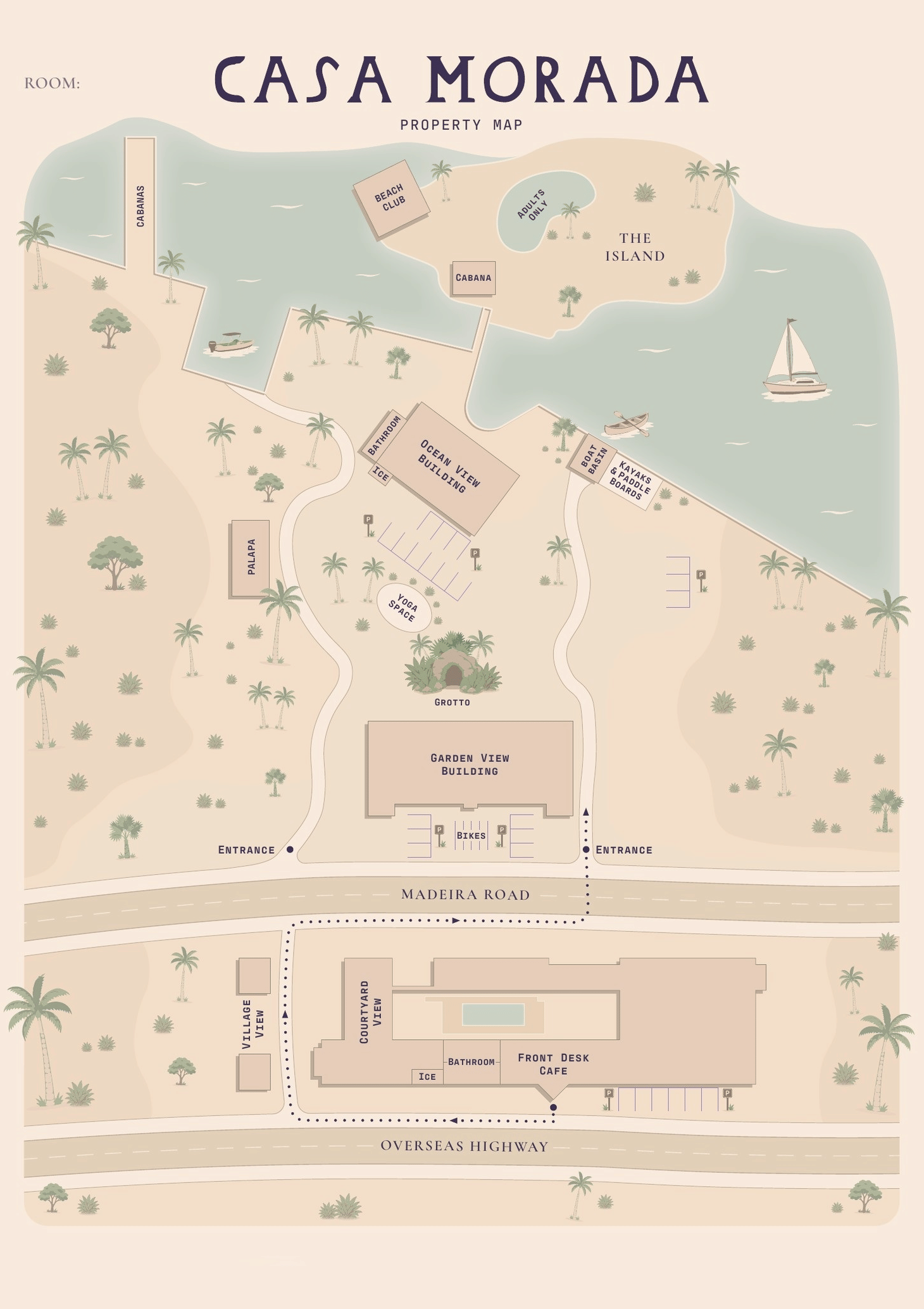 Casa Morada Property Map