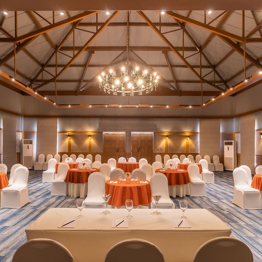 interior of villa arossim - venues for meetings in goa