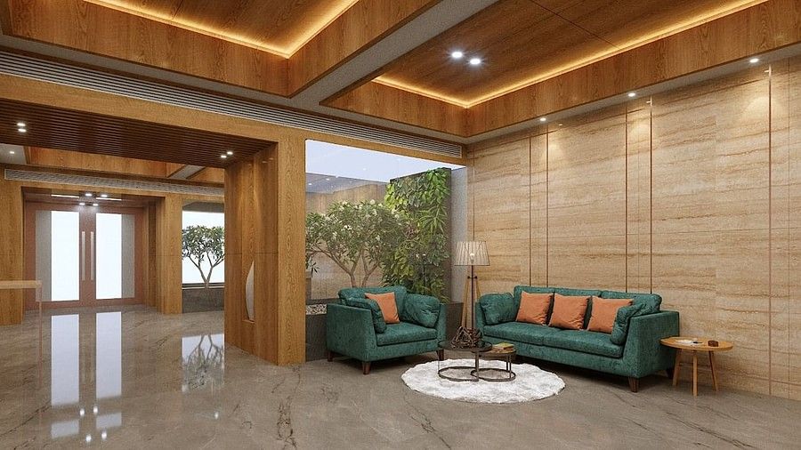 Lobby Waiting Lounge at Sarovar Portico, Morbi, Best hotels in morbi