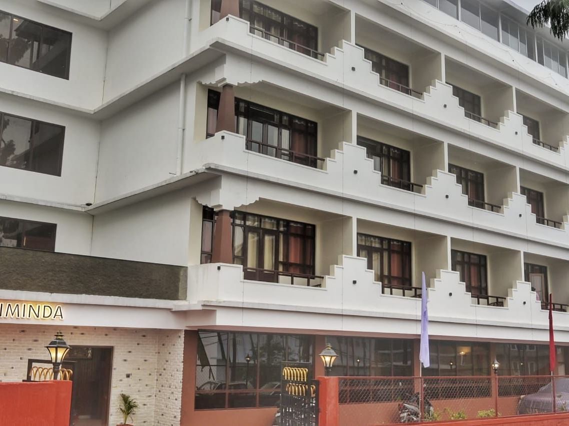 A facade image of Sumitel Chiminda, Pelling during the day