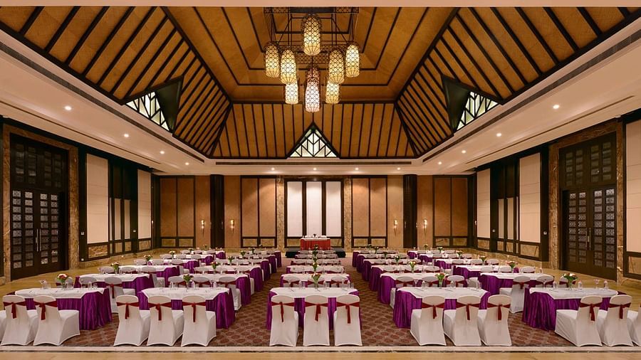 seating arrangements at aravalli banquet hall - The Ananta Udaipur