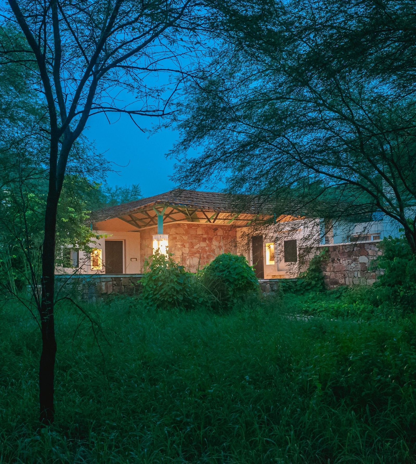 The exteriors of our cottages - Trees N Tigers, Sariska