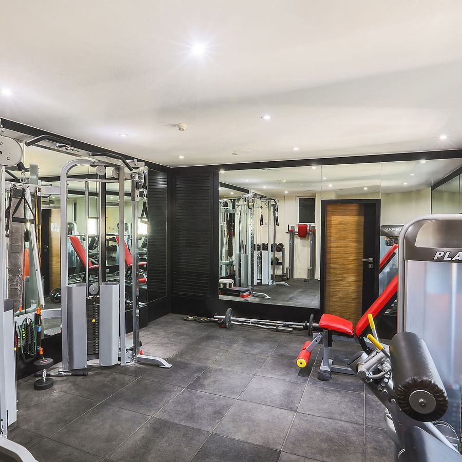 The Empresa Boutique Hotel - gym equipments in the fitness centre in Andheri