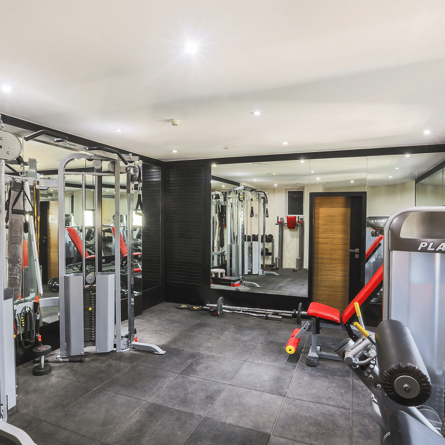 The Empresa Boutique Hotel - gym equipments in the fitness centre in Andheri