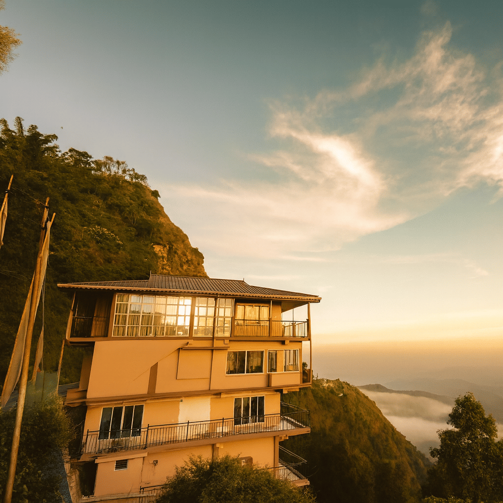 kurseong-hotel-morning-mountain-view