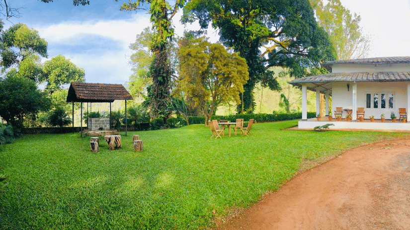 An overview of the Verandah area of one of the bungalows at Parisons Plantation.