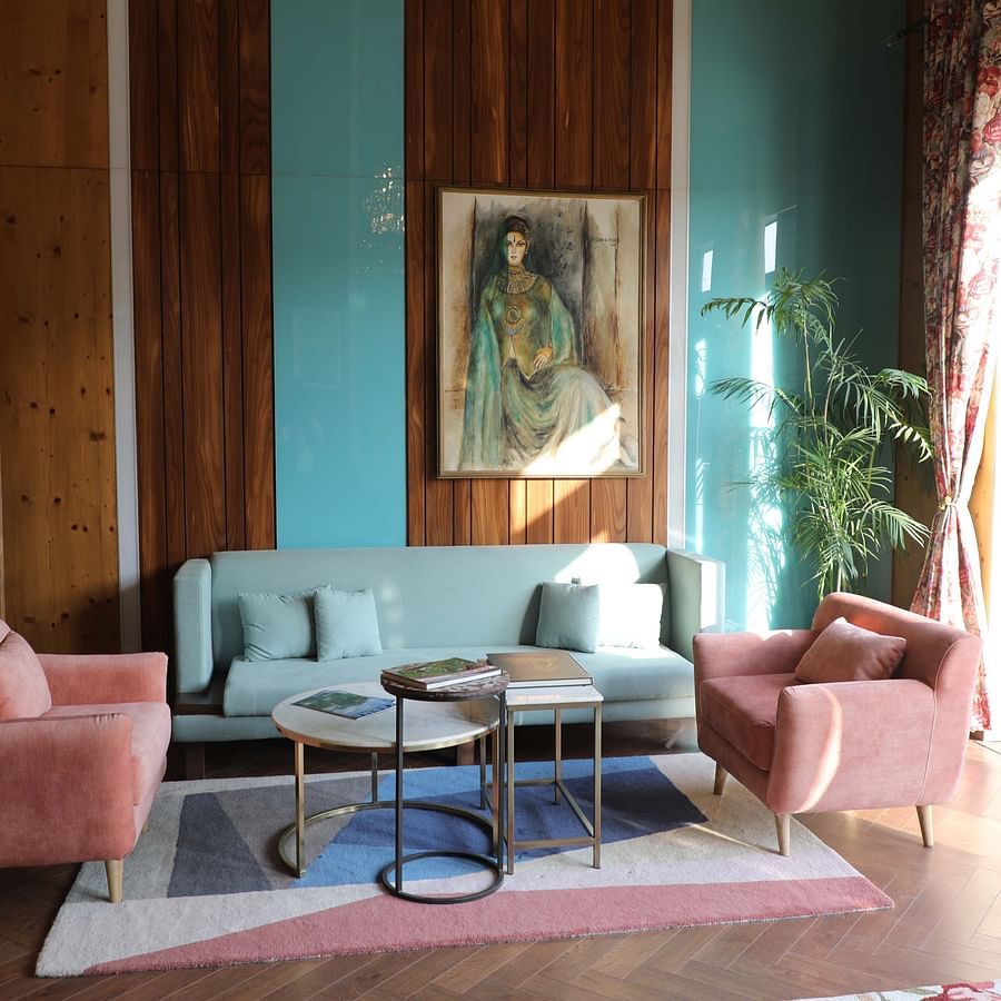 pastel coloured couches