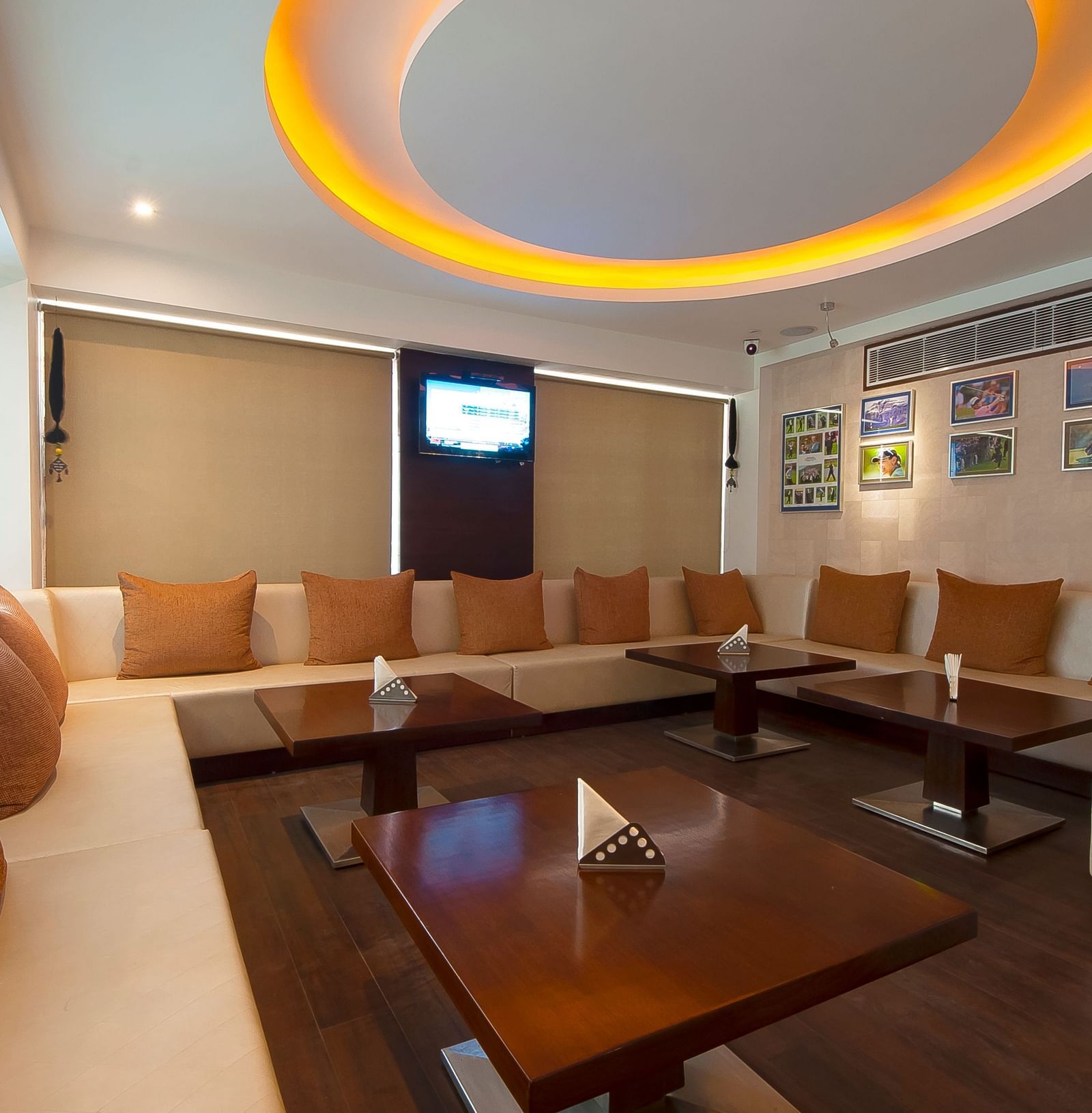 sofas in the restaurant