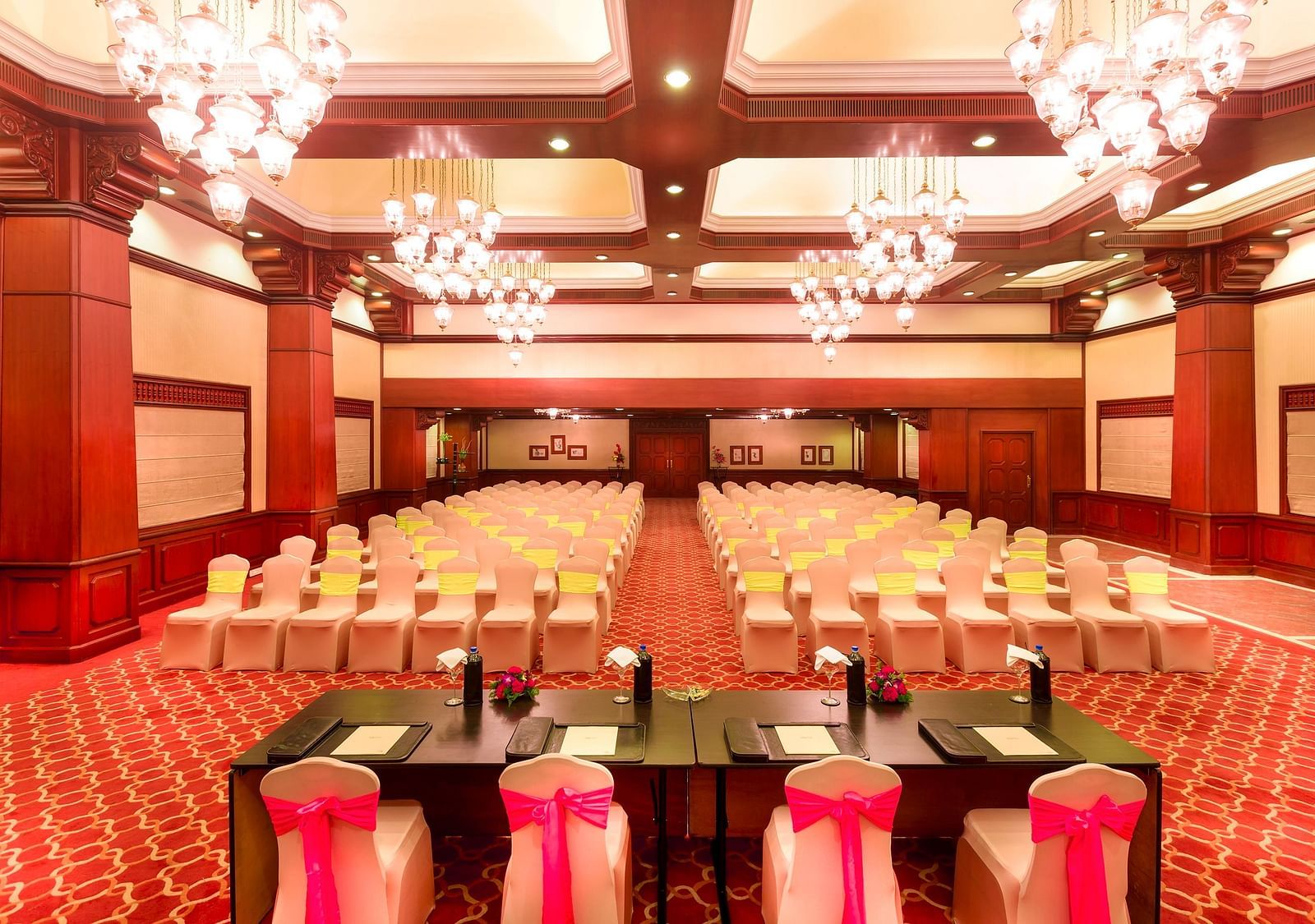 Convention centre seating at Grand Chennai By GRT Hotels.