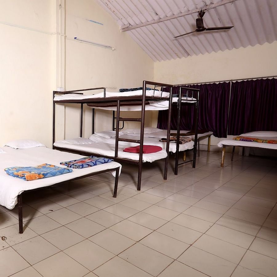 Dormitory Interior - Sajan - Spacious Non AC Dormitory at Nature Trails Sajan with 20 beds, perfect for large groups and budget stays.