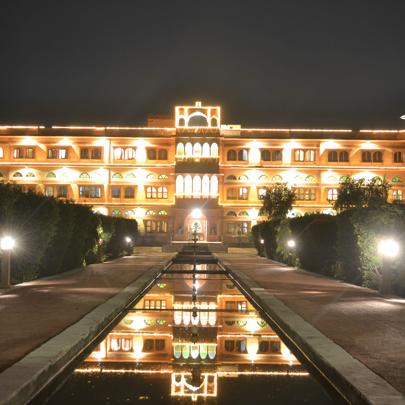 Exterior View of Umaid Palace Hotel Kalakho Dausa Rajasthan