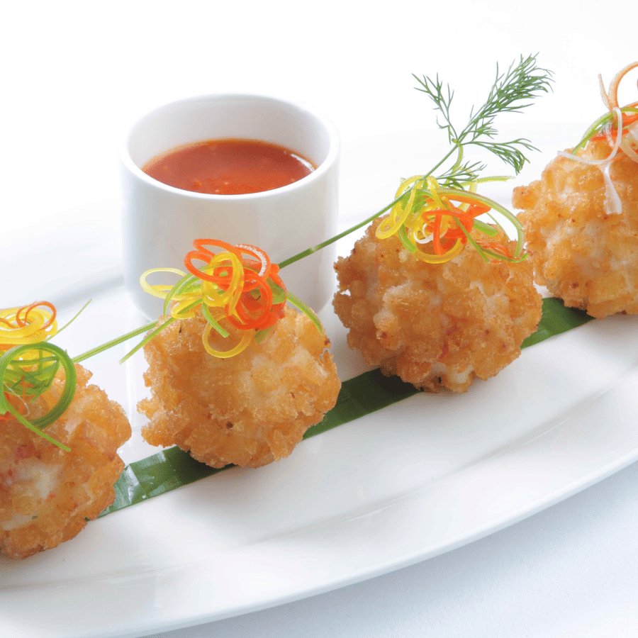 B 030 Guang xi sty deep fried shrimp balls CM4 0417