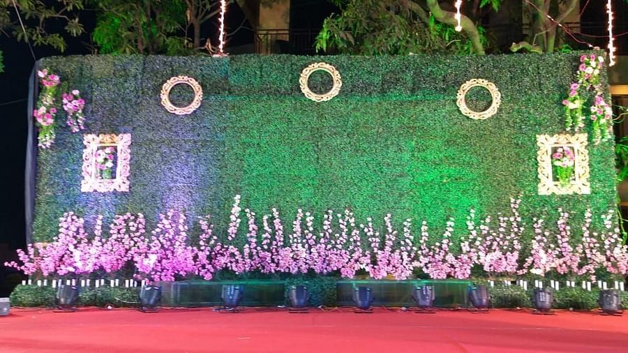 a decorated podium for an occasion - Zara's Resort