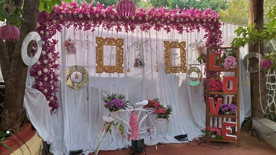 a stage decorated for an occasion - Zara's Resort